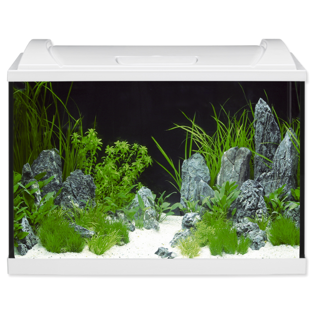 Akvárium set EHEIM Aquapro LED bílé 84l